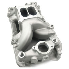 NEW BBC Aluminum Air Gap Dual Plane Intake Manifold For 396-502 BB Chevy V8 picture