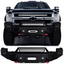 Vijay  For 2007-2010 Chevy Silverado 2500 3500 Front Bumper w/D-Ring & Lights picture