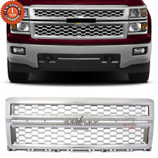 For 2014-2015 Chevrolet Silverado 1500 Front Grille Honeycomb Chrome GM1200712 picture