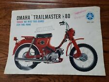 Vintage Yamaha Sales Brochure Advertisment for Omaha Trailmaster MG 1-T 80cc  picture