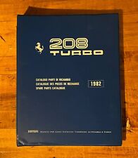 Ferrari 208 Spare Parts Manual |(231/82)| Factory Original | Broken Brinder picture