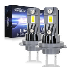 One Pair H7 LED Headlight Kit High Low Beam Bulbs 6000K Cool White Super Bright picture