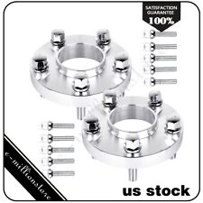 2Pcs 20mm Thick 5x112 66.6mm 12x1.5 Studs Wheel Spacers Adapters Fits Mercedes picture