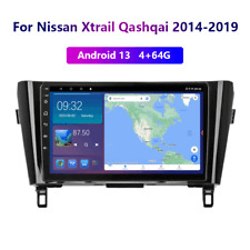 Carplay Car Radio 4-64GB Android 13 For Nissan Xtrail Qashqai 2014-2019 WIFI GPS picture