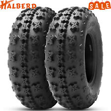 Set of 2 22x7-10 ATV Tires Heavy Duty 4Ply 22x7x10 Tubeless Replacement Tyres picture