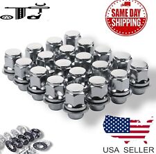16Pcs Chrome M12x1.5 Factory Style Mag Seat OEM Washer Lugs Nut Fit Mitsubishi  picture