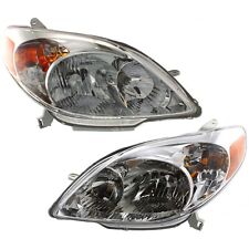 Headlights Headlamps Left & Right Pair Set NEW for 03-08 Toyota Matrix picture