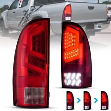 LED Tail Lights For 2005-2008 2009-2015 Toyota Tacoma Sequential Red Rear Lamps picture