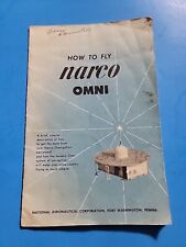 Vintage HOW to Fly Narco Omni Equipment Aeronautical Booklet Guide 1957 - USA - picture