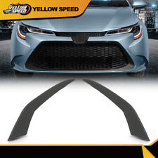 Pair Fit For 20-22 Toyota Corolla LE XLE Black Front Bumper Fog Lights Covers picture