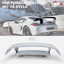 TA Style FRP Unpainted Rear Trunk Spoiler Wing For 2005-12 Porsche Cayman 987 picture