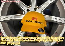 RARE THE SALEEN STORE YELLOW FLEXFIT HAT NOS S281 SC PJ MUSTANG S331 TRUCK FORD picture