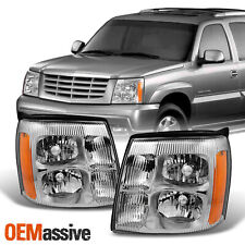 Fits 2002 Cadillac Escalade Halogen Type Headlights Lamps Light Replacement picture