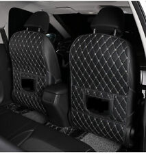 Car Anti Kick Pad Mat Car Seat Back Leather Protector Cover Waterproof Universal picture
