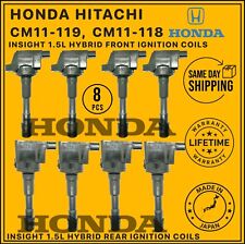 CM11-119 & CM11-118 x8 FRONT & REAR  Ignition Coils for 10-14 Honda Insight 1.3L picture