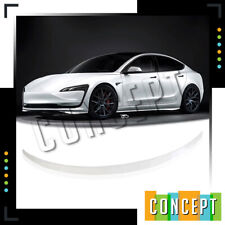 For 2017-2021 Tesla Model 3 Replacement Rear Spoiler Glossy White picture