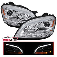 Projector Headlights Fits 2006-2008 Mercedes W164 ML320 ML350 ML500 LED Strip picture