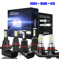 6pc Car LED Headlight Fog Light Bulbs For Chevy Colorado 2009-2012 9005+9006+H11 picture