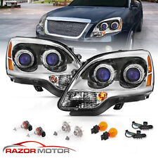 For 07-12 GMC Acadia FACTORY OE REPLACEMENT Chrome Projector Headlights Assembly picture