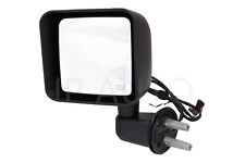 For 2015-2018 Jeep Wrangler Power Heated Black Side Door View Mirror Left picture