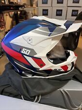 HJC i50 Vanish Helmet - Red/White/Blue / Large New With Box picture