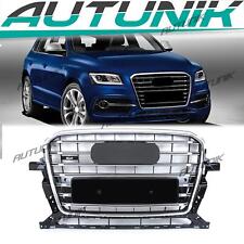SQ5 Style Chrome Front Grill For Audi Q5 2013-2017 Non S-Line picture
