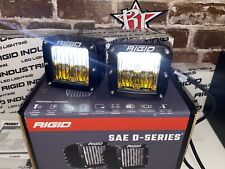 Rigid industries D series pro sae fog amber/white led pod 50482 Road Legal picture