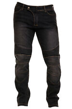 Men Motorbike Riding Jeans Stretch Panel Denim Motorcycle Pants Armored Trousers picture