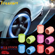 8PCS Car Auto Wheel Tire Tyre Air Valve Stem Night-Light Caps Cover Accessories picture