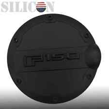 Matte Black ABS Fuel Tank Cover Door Gas Filler Cap Fit For Ford F150 2015-2020 picture