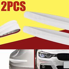 2PCS Universal Anti-Collision&Scratch Car Corner Bumper Guard Protector White picture