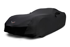 Superstretch Indoor Black Tailored Car Cover for Chevy Corvette C7 - Bag & Logo picture