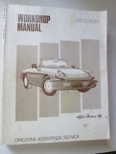 Alfa Romeo Spider Workshop Manual picture