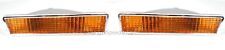 Pair Amber Front Turn Signal Parking Lights For 1981-1986 Cutlass Supreme 2-Door picture