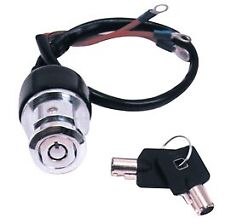 Chrome Custom Round Key Ignition Switch 3 Position Harley FXD Dyna Narrow 91-05 picture