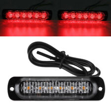 4 X 6 Led RED Recovery Strobe Flashing Grille Lightbar Lamp Truck Beacon Light picture
