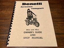 BENELLI DYNAMO 50cc & 65cc COMPLETE OWNERS GUIDE & SHOP SERVICE MANUAL picture