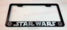 Star Wars Stainless Steel Black Finished License Plate Frame picture
