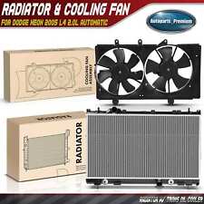 Radiator & Cooling Fan Assembly Kit for Dodge Neon 2005 L4 2.0L Automatic Trans. picture
