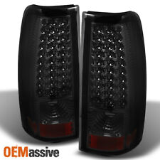 Fits Smoked 03-06 Silverado 04-06 Sierra Pickup LED Tail Lights Lamps Left+Right picture