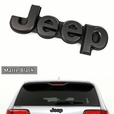 14-18 Jeep Grand Cherokee BLACK JEEP EMBLEM NAMEPLATE BADGE TAILGATE NEW MOPAR picture