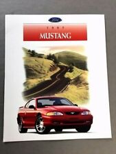 1997 Ford Mustang GT and Convertible 12-page Original Car Sales Brochure Catalog picture