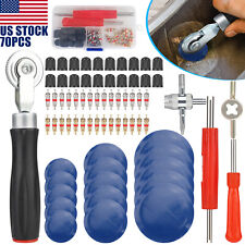 70Pcs Tire Repair Kit Flat Punctures for Car Truck Motorcycle Plug Patch w/Box picture