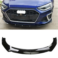 For Audi RS3  RS5 RS6 Front Bumper Lip Spoiler Splitter Glossy Black picture