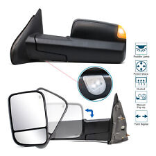 Tow Mirrors Fit 03-08 Dodge Ram 1500 2500 3500 Power Heated Signal Puddle Lamp picture