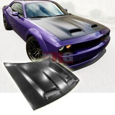 For 2008-2023 Dodge Challenger Redeye style ALUMINUM hood with vented bezels picture