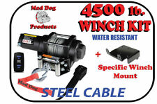4500lb Mad Dog Steel Winch/Mount Kit for 2020-22 Tracker Off Road 800 SX / Crew picture