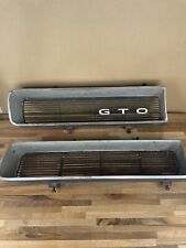 1965 65 Pontiac GTO Front Grill Grilles Inserts Pair LH RH Left Right Emblem OEM picture