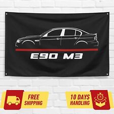 For BMW E90 M3 Car Enthusiast 3x5 ft Flag Birthday Gift Banner picture