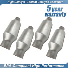 4X 2.25 inch Catalytic Converter Universal high catalyst and performance 2.0L picture